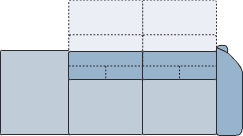 Piktogramm Miro Canapé groß mit Funktion R