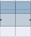 Piktogramm Monto 2-Sitzer mit Funktion, ohne Armlehne