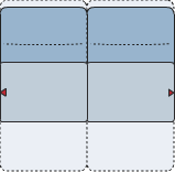Piktogramm Monto 2-Sitzer groß mit Funktion, ohne Armlehne