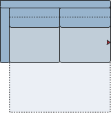 Piktogramm Vegas 2-Sitzer, mit Querschläfer, 1 Armlehe L