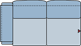 Piktogramm Colina 2-Sitzer, 1 Armlehne L