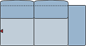 Piktogramm Colina 2-Sitzer, 1 Armlehne R