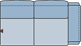 Piktogramm Colina 2-Sitzer, 1 Armlehne R