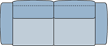 Piktogramm Colina 2,5-Sitzer, 2 Armlehnen