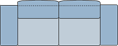 Piktogramm Colina 2,5-Sitzer, 2 Armlehnen
