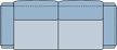 Piktogramm Colina 2,5-Sitzer, 2 Armlehnen