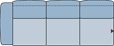 Piktogramm Colina 3-Sitzer, 1 Armlehne L
