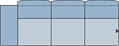 Piktogramm Colina 3-Sitzer, 1 Armlehne L