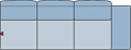 Piktogramm Colina 3-Sitzer, 1 Armlehne R