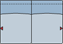 Piktogramm Delphi 2-Sitzer, ohne Armlehne