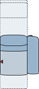 Piktogramm Dublin 1-Sitzer mit Funktion, 1 Armlehne R