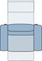 Piktogramm Dublin Sessel large, mit Funktion