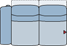 Piktogramm Dublin 2-Sitzer, 1 Armlehne L