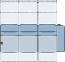 Piktogramm Dublin 3-Sitzer mit Funktion, 1 Armlehne R
