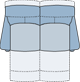 Piktogramm Fly 2-Sitzer mit Funktion, 2 Armlehnen