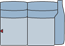 Piktogramm Fox 2-Sitzer fest, 1 Armlehne R
