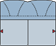 Piktogramm Galina 2-Sitzer, ohne Armlehne