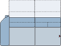 Piktogramm Miro 2-Sitzer groß m. Funktion, 1 Armlehne L