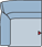 1-Sitzer, 1 Armlehne L 1-Sitzer, 1 Armlehne L
