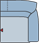1-Sitzer, 1 Armlehne L 1-Sitzer, 1 Armlehne L