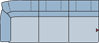 Piktogramm Palma 3-Sitzer, 1 Armlehne L