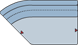 Piktogramm Rhodos Trapezelement L