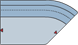 Piktogramm Rhodos Trapezelement R