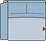 Piktogramm Rodney 1-Sitzer groß, 1 Armlehne L