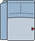 Piktogramm Rodney 1-Sitzer, 1 Armlehne L