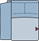 Piktogramm Rodney 1-Sitzer, 1 Armlehne L