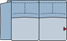 Piktogramm Rodney 2-Sitzer, 1 Armlehne L