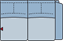 Piktogramm Rodney 2-Sitzer, 1 Armlehne R