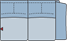 Piktogramm Rodney 2-Sitzer, 1 Armlehne R