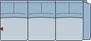 Piktogramm Rodney 3-Sitzer, 1 Armlehne R