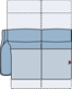 Piktogramm Sorrento 2-Sitzer m. Funktion, 1 Armlehne L