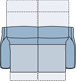 Piktogramm Sorrento 2-Sitzer mit Funktion, 2 Armlehnen
