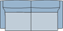 Piktogramm Sorrento 2,5-Sitzer, 2 Armlehnen